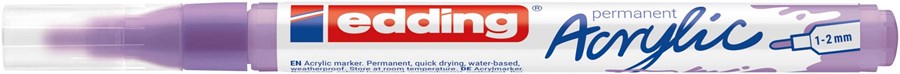 edding 5300 Acrylmarker fein helllavendel matt, Rundspitze 1-2 mm (Art.-Nr.: 4-5300931)
