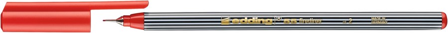 edding 55 Fineliner rot, Kunststoffspitze 0,3 mm (Art.-Nr.: 4-55002)