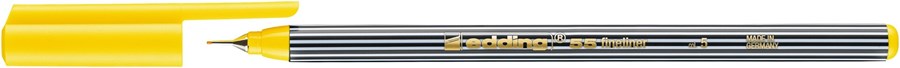 edding 55 Fineliner gelb, Kunststoffspitze 0,3 mm (Art.-Nr.: 4-55005)