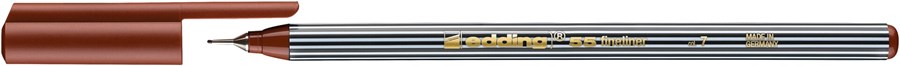 edding 55 Fineliner braun, Kunststoffspitze 0,3 mm (Art.-Nr.: 4-55007)