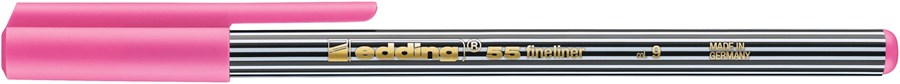 edding 55 Fineliner rosa, Kunststoffspitze 0,3 mm (Art.-Nr.: 4-55009)