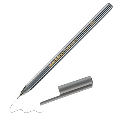 edding 55 Fineliner grau, Kunststoffspitze 0,3 mm (Art.-Nr.: 4-55012)