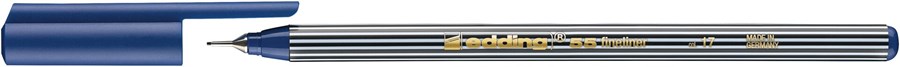 edding 55 Fineliner stahlblau, Kunststoffspitze 0,3 mm (Art.-Nr.: 4-55017)