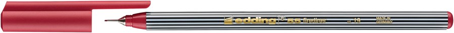 edding 55 Fineliner karminrot, Kunststoffspitze 0,3 mm (Art.-Nr.: 4-55019)