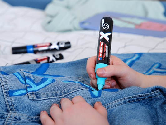 edding 6900 X Multi Marker, Ocean Color Set, 3 Acrylstifte, Keilspitze 2-10 mm (Art.-Nr.: 4-6900-3-1)