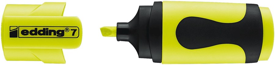 edding 7 Textmarker neongelb 10er Pack, Keilspitze 1-3 mm (Art.-Nr.: 4-7-10065)