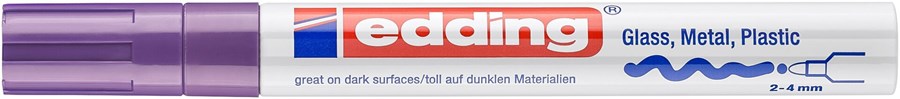 edding 750 creative Glanzlack-Marker violett, Rundspitze 2-4 mm (Art.-Nr.: 4-750-9-008)