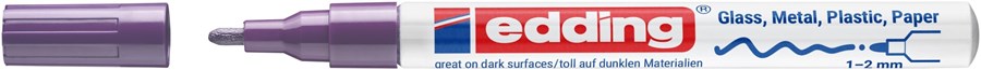 edding 751 creative Glanzlack-Marker violett, Rundspitze 1-2 mm (Art.-Nr.: 4-751-9-008)