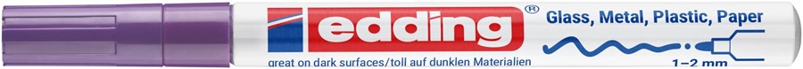 edding 751 creative Glanzlack-Marker violett, Rundspitze 1-2 mm (Art.-Nr.: 4-751-9-008)
