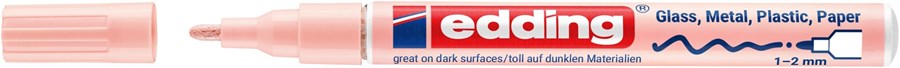 edding 751 creative Glanzlack-Marker pastellrosa, Rundspitze 1-2 mm (Art.-Nr.: 4-751-9-138)