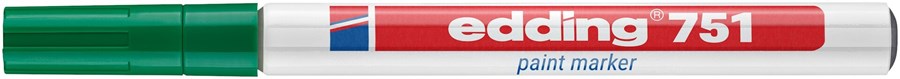 edding 751 Lackmarker grün, Rundspitze 1-2 mm (Art.-Nr.: 4-751004)