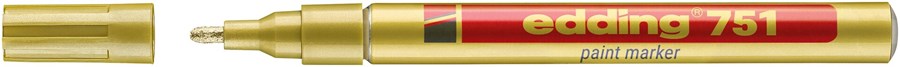 edding 751 Lackmarker gold, Rundspitze 1-2 mm (Art.-Nr.: 4-751053)