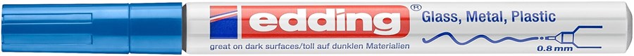 edding 780 creative Glanzlack-Marker blau, Rundspitze 0,8 mm (Art.-Nr.: 4-780-9-003)
