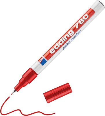 edding 780 Lackmarker rot, Rundspitze 0,8 mm (Art.-Nr.: 4-780002)