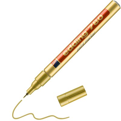edding 780 Lackmarker gold, Rundspitze 0,8 mm (Art.-Nr.: 4-780053)