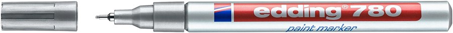 edding 780 Lackmarker silber, Rundspitze 0,8 mm (Art.-Nr.: 4-780054)