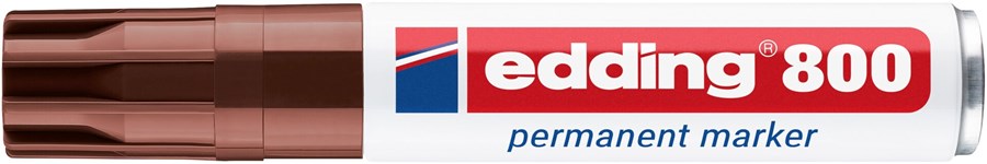 edding 800 Permanentmarker braun, Keilspitze 4-12 mm (Art.-Nr.: 4-800007)
