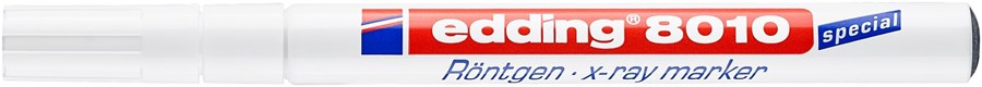 edding 8010 Röntgenmarker weiß, Kunststoffspitze 0,8 mm (Art.-Nr.: 4-8010049)