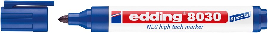 edding 8030 NLS High-Tech Marker blau (violett), Rundspitze 1,5-3 mm (Art.-Nr.: 4-8030003)