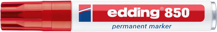 edding 850 Permanentmarker rot, Keilspitze 5-15 mm (Art.-Nr.: 4-850002)