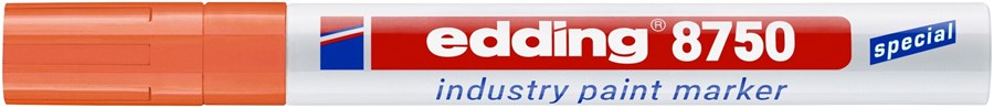 edding 8750 Industrie Lackmarker orange, Rundspitze 2-4 mm (Art.-Nr.: 4-8750006)