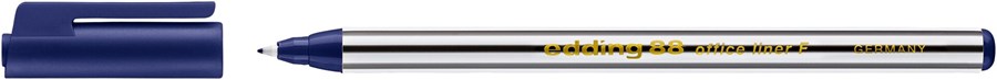edding 88 F Office Fineliner F blau, Rundspitze 0,6 mm (Art.-Nr.: 4-88003)