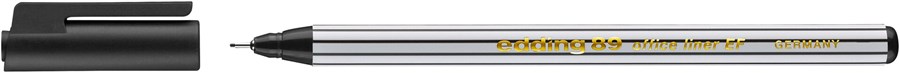 edding 89 EF Office Fineliner EF schwarz, Kunststoffspitze 0,3 mm (Art.-Nr.: 4-89001)