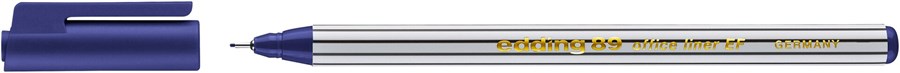 edding 89 EF Office Fineliner EF blau, Kunststoffspitze 0,3 mm (Art.-Nr.: 4-89003)