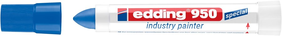 edding 950 Industrie Pastenmarker blau, Pastenspitze bis 10 mm (Art.-Nr.: 4-950003)