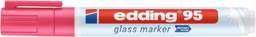 edding 95 Glasmarker pink, Rundspitze 1,5-3mm (Art.-Nr.: 4-95009)