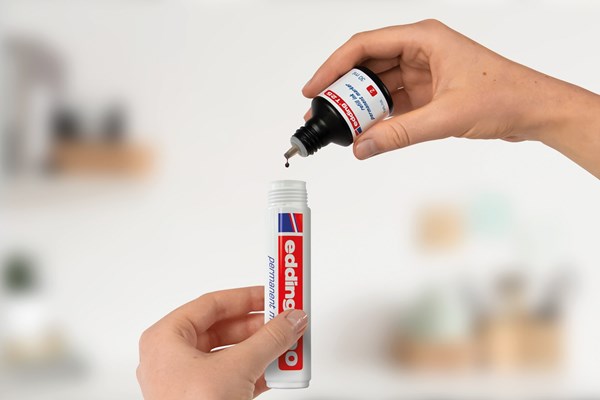edding T 25 Nachfülltinte für Permanentmarker orange, 30 ml (Art.-Nr.: 4-T25006)