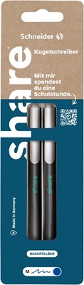 share Kugelschreiber blau 2St Blister (Art.-Nr.: 4-0001-2)