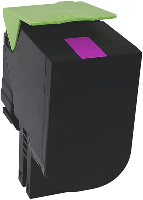 edding Toner, Magenta, 3.000 Seiten, ersetzt Lexmark 80C2HM0 / 802HM (Art.-Nr.: 18-6046)