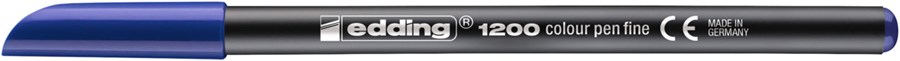 edding 1200 Fasermaler blau, Rundspitze 1 mm (Art.-Nr.: 4-1200003)