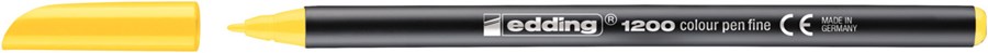 edding 1200 Fasermaler gelb, Rundspitze 1 mm (Art.-Nr.: 4-1200005)