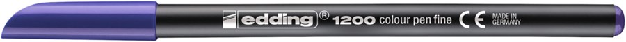 edding 1200 Fasermaler violett, Rundspitze 1 mm (Art.-Nr.: 4-1200008)