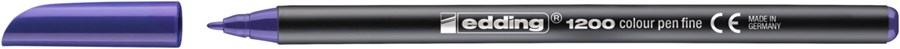edding 1200 Fasermaler violett, Rundspitze 1 mm (Art.-Nr.: 4-1200008)