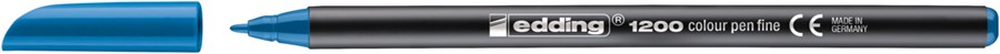 edding 1200 Fasermaler hellblau, Rundspitze 1 mm (Art.-Nr.: 4-1200010)