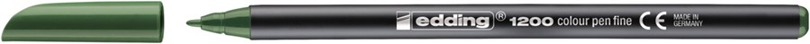 edding 1200 Fasermaler olivgrün, Rundspitze 1 mm (Art.-Nr.: 4-1200015)