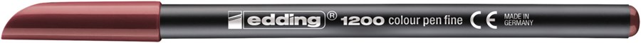 edding 1200 Fasermaler englischrot, Rundspitze 1 mm (Art.-Nr.: 4-1200028)