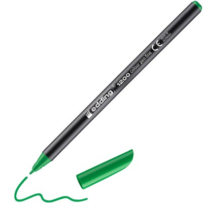 edding 1200 Fasermaler neongrün, Rundspitze 1 mm (Art.-Nr.: 4-1200064)
