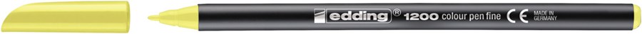 edding 1200 Fasermaler neongelb, Rundspitze 1 mm (Art.-Nr.: 4-1200065)