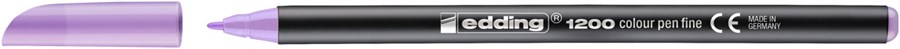 edding 1200 Fasermaler pastell beerig lavendel, Rundspitze 1 mm (Art.-Nr.: 4-1200087)