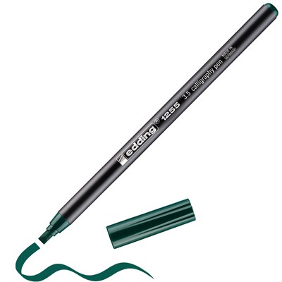 edding 1255 Kalligrafiestift flaschengrün, Kalligrafie Spitze 3,5 mm (Art.-Nr.: 4-125535-025)