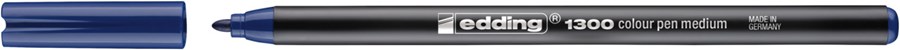 edding 1300 Fasermaler stahlblau, Rundspitze 2 mm (Art.-Nr.: 4-1300017)