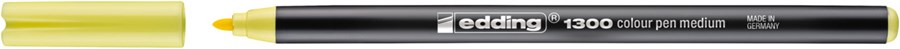 edding 1300 Fasermaler zitronengelb, Rundspitze 2 mm (Art.-Nr.: 4-1300022)