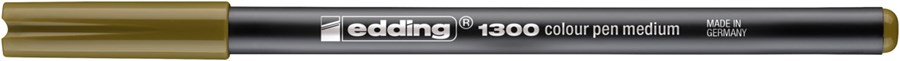 edding 1300 Fasermaler olivbraun, Rundspitze 2 mm (Art.-Nr.: 4-1300027)