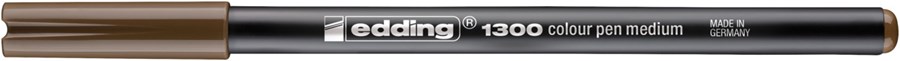 edding 1300 Fasermaler sepia, Rundspitze 2 mm (Art.-Nr.: 4-1300045)