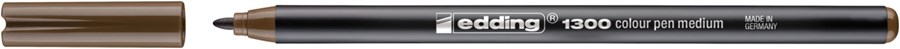edding 1300 Fasermaler sepia, Rundspitze 2 mm (Art.-Nr.: 4-1300045)