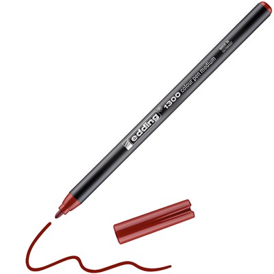edding 1300 Fasermaler karmesin, Rundspitze 2 mm (Art.-Nr.: 4-1300046)